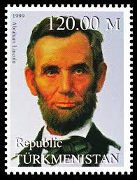 135 Abraham Lincoln Stamp Stock Photos