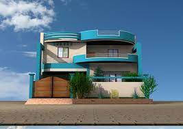 Colour design zum kleinen preis hier bestellen. Off White Blue Colour Combinations Exterior House Colors Combinations House Design Photos Modern Exterior House Designs