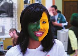 Students rush Addison and Western after pep rally