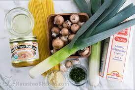 Creamy Mushroom And Leek Pasta Sauce Recipe Leek Pasta Stuffed Mushrooms Leeks Pasta Recipe
