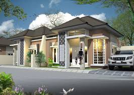 Jangan asal desain, lihat inspirasi desainnya di sini, yuk! Desain Depan Rumah Batu Alam Sinergi Stone