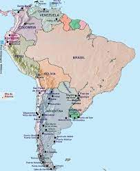 Courtesy of tomkpins conservation patagonia national park is one of 17 national parks along. Mapa America Do Sul Venezuela Argentina Chile Equador Uruguai Colombia