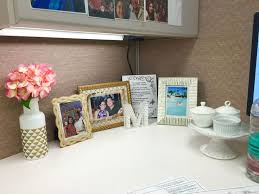 It makes a secretary work effectively to produce satisfying output. My Cubicle Decor And Organization The Cake Stand Has 3 Cute Little Cups Where I Have Tacks Rubber Bands Pa Cubicle Decor Cubicle Decor Office Desk Decor