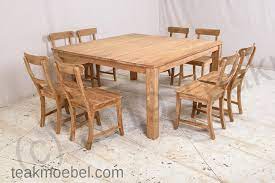 Quadratischer esstisch ausziehbar, bildquelle : Teak Esstisch Quadratisch 160x160 Teakmobel Com