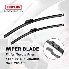 984 toyota prius windshield products are offered for sale by suppliers on alibaba.com, of which windshield wipers accounts for 15%, car windows accounts for 1%, and other auto parts accounts for 1%. Wiper Blade For Toyota Prius 2016 Onwards 1set 28 16 Car Flat Aero Beam Windscreen Wiper Frameless Soft Boneless Blades Windscreen Wipers Aliexpress