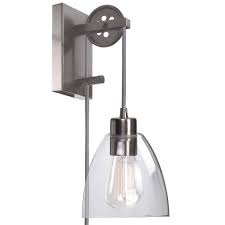 Benefits of a plug in wall sconce. Simple Wall Lamps You Can Just Plug In And No Electrician Required