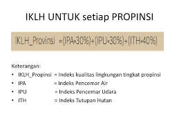 Sejauh mana korang tahu tentang ipu? Penentuan Indeks Kualitas Lingkungan Hidup Ppt Download
