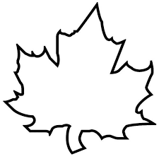 Maple Autumn Leaf Outline Coloring Page Leaf Coloring Page Leaf Template Fall Leaves Coloring Pages