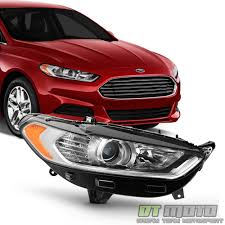 Details About New 2013 2016 Ford Fusion Headlight Light Passenger Right Side Halogen 13 16