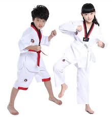 New Child Short Sleeve Taekwondo Uniform For Girl Boy Judo Suits Children Stage Costume Dance Costumes Kids Kids Shorts Stage Costume