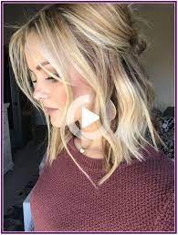 25 Peinados Lindo Para La Longitud Media Del Pelo 00014 Beautiful Blonde Hair Thick Hair Styles Blonde Hair Color