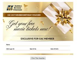 Exclusive for gsc members only. Birthday Freebies From Gsc Cinema Vs Tgv Cinema Cerita Huda By Huda Halid