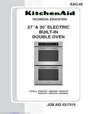 Free download of your kitchenaid oven user manuals. Kitchenaid Kebs278sss 27 Double Wall Oven Manuals Manualslib