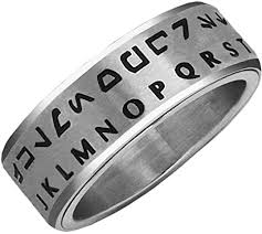 Check spelling or type a new query. Retroworks Star Wars Aurebesh Translator Ring Silver Size 06 Amazon Co Uk Toys Games