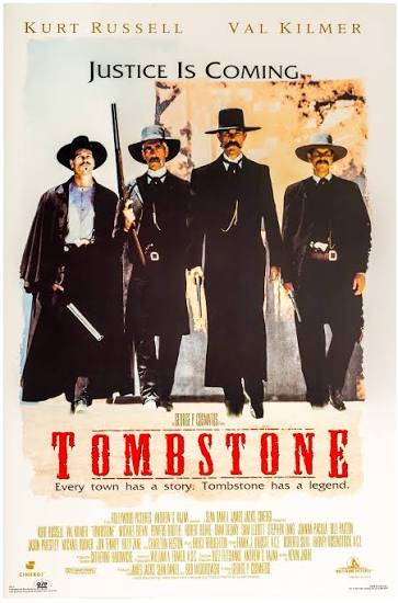 Amazon.com: Tombstone Movie Poster US Version 24x36: Posters & Prints