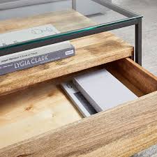 Storage bins with name tags and containers. Buy Online Box Frame Storage Coffee Table Large Now West Elm Uae