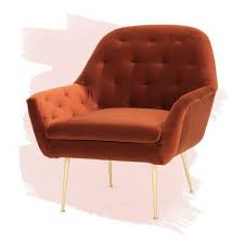 Foundstone Claire 21 Armchair Upholstery Color Sapphire Rust In 2020 Armchair Accent Chairs Furniture