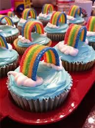 Fruity Rainbow Cupcakes Cupcake Cakes Rainbow Food Desserts