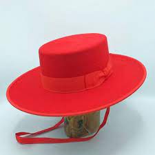 The Bolero Wool Or Fur Felt Custom Handmade Etsy In 2021 Flat Brim Hat Wide Brim Felt Hat Bolero
