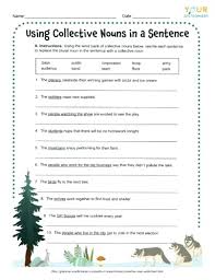 Read the collective noun list to enhance your vocabulary. Collective Noun Worksheets Sumnermuseumdc Org