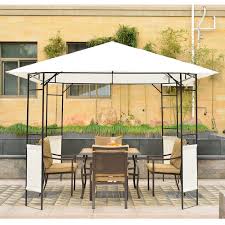 Garden 10 Ft W X 10 Ft D Metal Patio Gazebo Modern Gazebo Patio Gazebo Patio