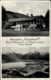 Hotel haus rheinland münchener str. Ansichtskarte Postkarte Bad Wiessee In Oberbayern Akpool De