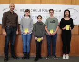 Goodbye to niklas dorsch and melissa deines! Presseforum 2018 Realschule Krautheim