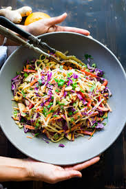 Delicious hearty and healthy noodle recipes from f&w, including a cellophane food and wine presents a new network of food pros delivering the most cookable recipes and delicious ideas online. Thai Noodle Salad With The Best Ever Peanut Sauce Feasting At Home