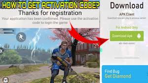 Everything without registration and sending sms! How To Download Free Fire Advance Server How To Get Activation Code For Login In Advance Server Youtube