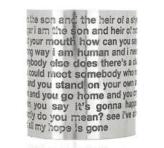 The song, which was somewhat of a departure from the smiths usual style, quickly became a favorite at clubs and surprisingly became the band's signature song. Tom Binns Embosses The Smiths How Soon Is Now On A Cuff Racked