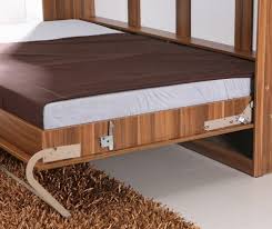A murphy bed with sofa or couch is a very smart and space efficient furniture piece. Schrankbett Querbett Smartbett Murphy Bed Foldaway Bed Klappbett 140 X200 Horizontal Pflaume Wallis Matratzen Betten Lattenroste De