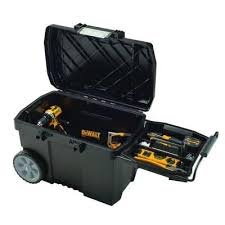 Dewalt 24 57 In Contractor Chest Black Dwst33090 The Home Depot Portable Tool Box Tool Box Mobile Tool Box