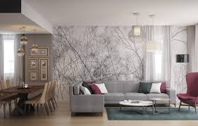 Long brunette ceiling panels that match the. Wallpaper Interior Living Room Dining Room Open Space Modern Apartment In Bucharest Images For Desktop Section Interer Download