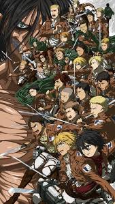 The attack on titan manga and anime series feature an extensive cast of fictional characters created by hajime isayama.the story is set in a world where humanity lives in cities surrounded by enormous walls; Centuries Ago Mankind Was Slaughtered To Near Extinction By Monstrous Humanoid Creatures Called Ti Attack On Titan Anime Attack On Titan Fanart Attack On Titan