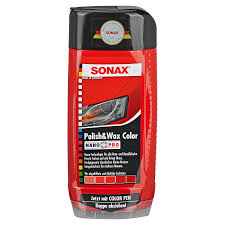 Sonax polish wax color nano pro. Sonax Autopolitur Nano Pro Rot 500 Ml