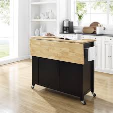 Maybe you would like to learn more about one of these? Crosley Furniture Savannah Wood Top Drop Leaf Kitchen Island Cart In Black Cf3031na Bk