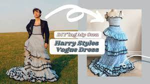 Harry styles continues to dress like a legend. I Diy Ed The Harry Styles Gucci Vogue Dress Youtube