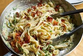 Pasta With Leeks And Bacon Fodmap Diet Recipes Fodmap Recipes Fodmap Eating