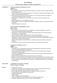 Although we shared a few writing guides for our heavily searched resumes, we understand that you might be looking for additional aid outside of those job opportunities. Marketing Representative Resume Samples Velvet Jobs