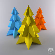 Pine Christmas Tree 3d Papercraft Pdf Pattern Diy Xmas Low Etsy In 2020 Paper Crafts Paper Tree Pine Christmas Tree