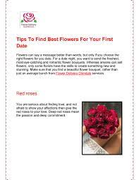 The orange rose is the best for the first date and they have a longer lifespan than other flowers. Tips To Find Best Flowers For Your First Date By Glendaleflowerdelivery Issuu