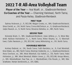 2022 T-R All-Area Volleyball Teams announced