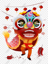 Tahun baru cina diraikan dengan jamuan yee sang dan kuih bakul. Tarian Singa Tahun Baru Imlek 2019 Png Grafik Gambar Unduh Gratis Lovepik