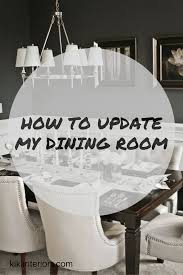 A trio of neutral colors and subtle shapes make up the room décor of this fresh country look. How To Update My Dining Room Kikiinteriors Com