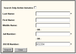 Jso Inmate Information Search Help
