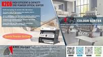 AMD Sortex(K2C6) Ore Powder Optical Colour Sorter Machine for Quartz  Sand(40-70 mesh) Sorting