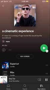 Coming Of Age Playlist Spotify Music Playlist Names Ideas Music Mood