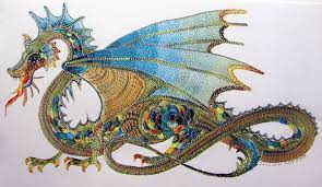Are you searching for embroidery dragon png images or vector? The Jade Dragon An Embroidery Kit From Roseworks Needlenthread Com