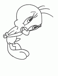 Tweety coloring pages show lovely yellow canary and his inseparable friend, cat sylvester, on a cheerful set of free, printable coloring worksheets for children. Coloring Page Tweety Coloring Pages 2