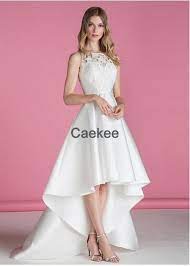 Caekee Short Wedding Dress T801525383546 Wedding Dresses High Low Hi Lo Wedding Dress Stunning Wedding Dresses